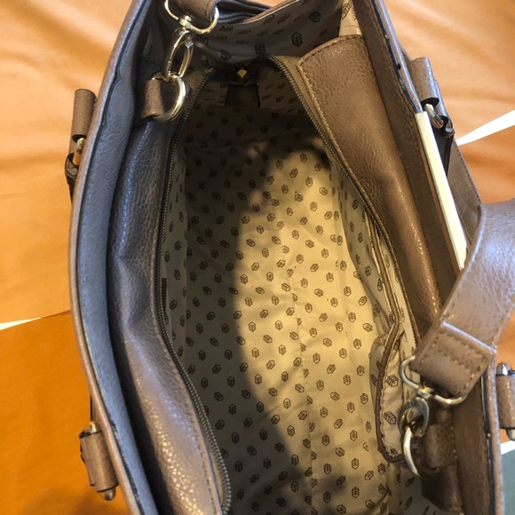 Call it spring - slate grey tote - great condition - Picture 3 of 3